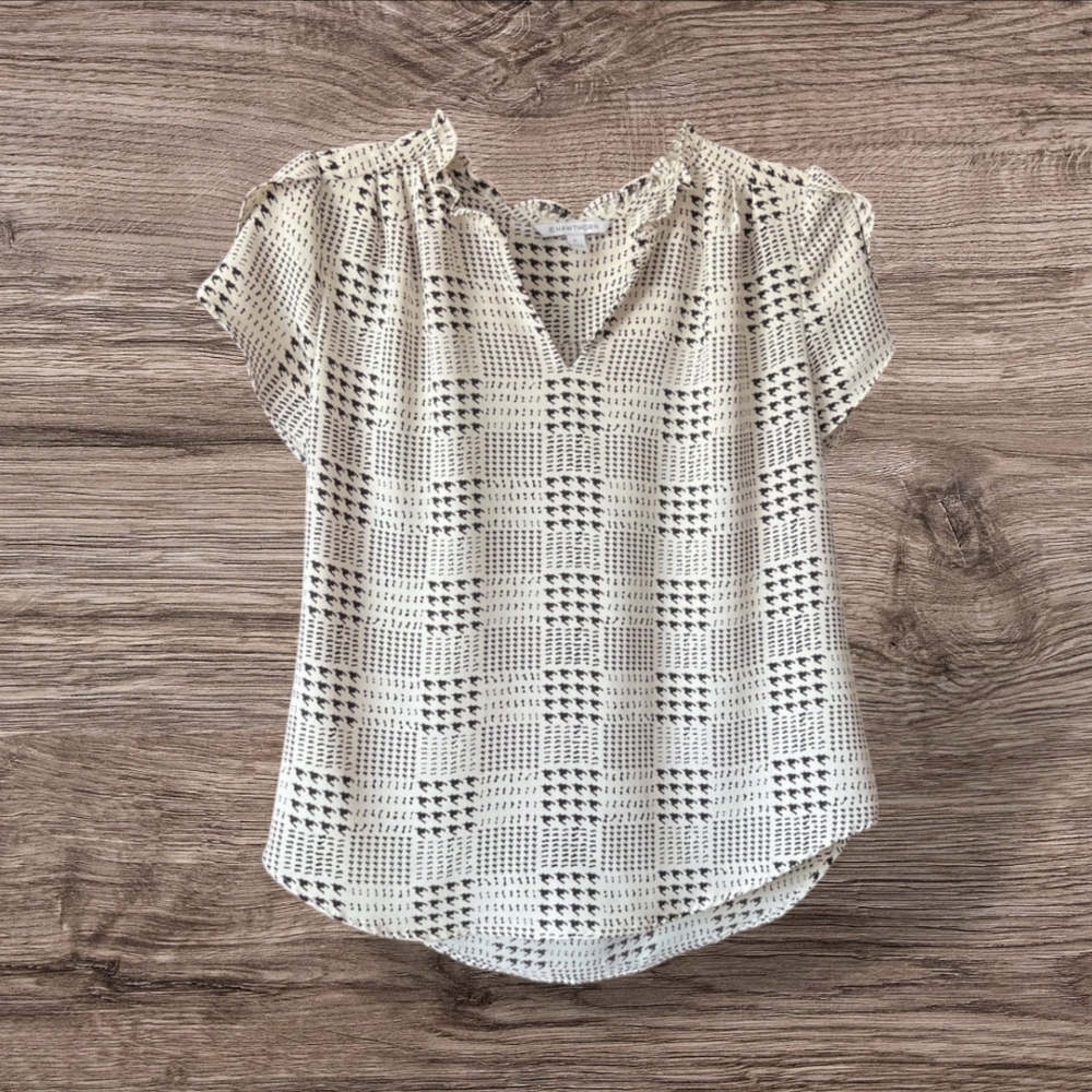 Hawthorn 41 Tiffiny Tulip Sleeve Blouse, Sz Small - Picture 3 of 10